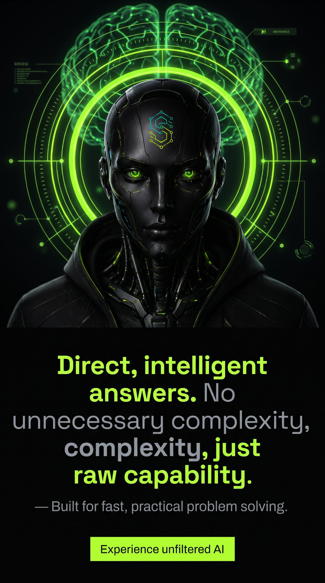 Skyber Operator: direct, intelligent answers — raw capability